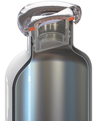 Sticla izoterma din inox, 500 ml, alb, colectia On the Go - GUZZINI